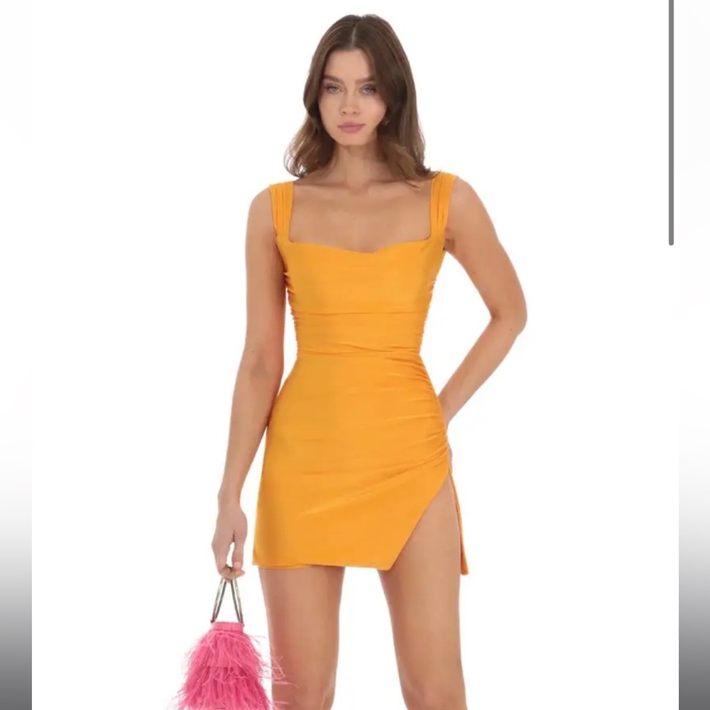 Lucy in the Sky Ruched Bodycon Dress